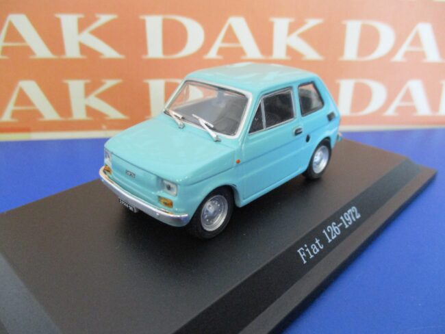 Die cast 1/43 Modellino Auto Fiat 126 I Serie 1972