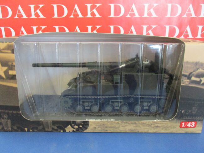 Die cast 1/43 Modellino Carro Armato Tank 155mm GMC T83 (M40) Germany 1945 - immagine 4