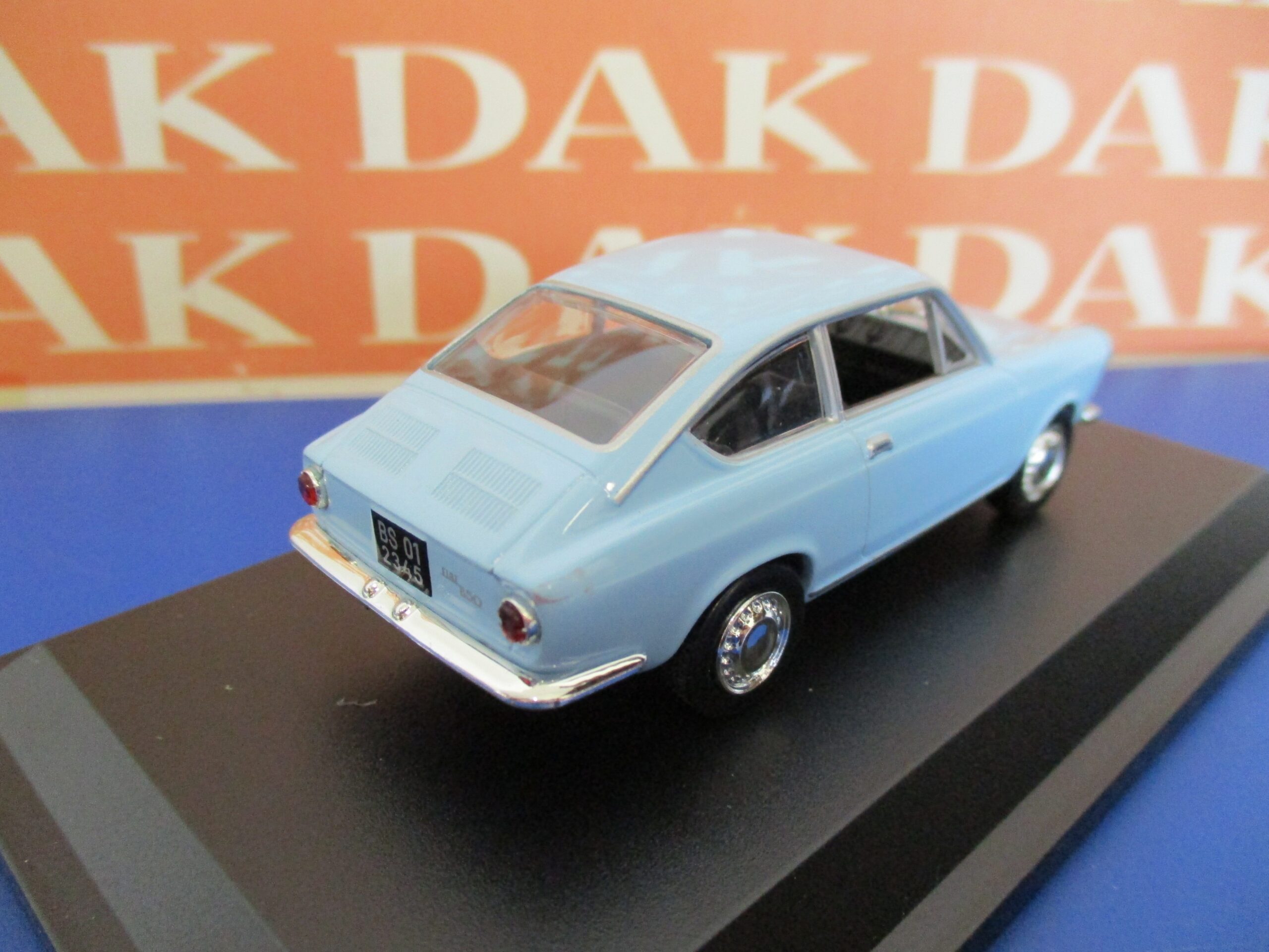 Die cast 1/43 Modellino Auto Fiat 850 Coupe 1965 - Dak Mantova sas