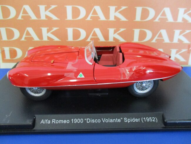 Die cast 1/24 Modellino Auto Alfa Romeo 1900 Disco Volante Spider 1952 - immagine 2