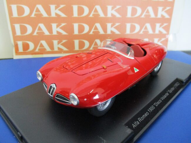 Die cast 1/24 Modellino Auto Alfa Romeo 1900 Disco Volante Spider 1952