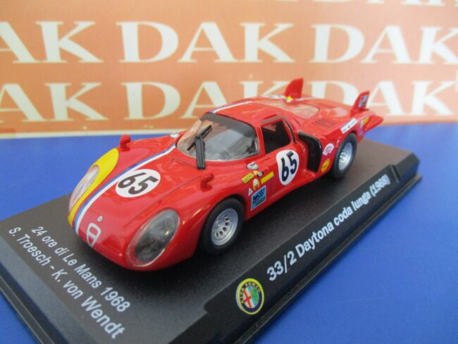 Die cast 1/43 Modellino Alfa Romeo 33/2 Daytona coda lunga N65 24H Le Mans 1968 - immagine 2