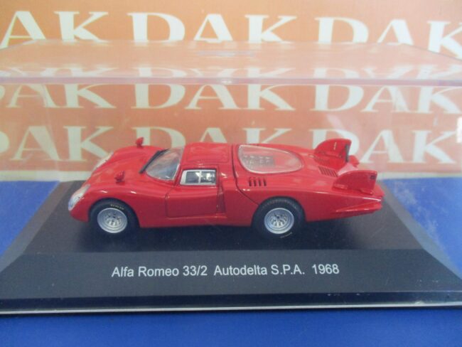 Die cast 1/43 Modellino Auto Alfa Romeo 33/2 Stradale Autodelta 1968 by Top Model - immagine 4