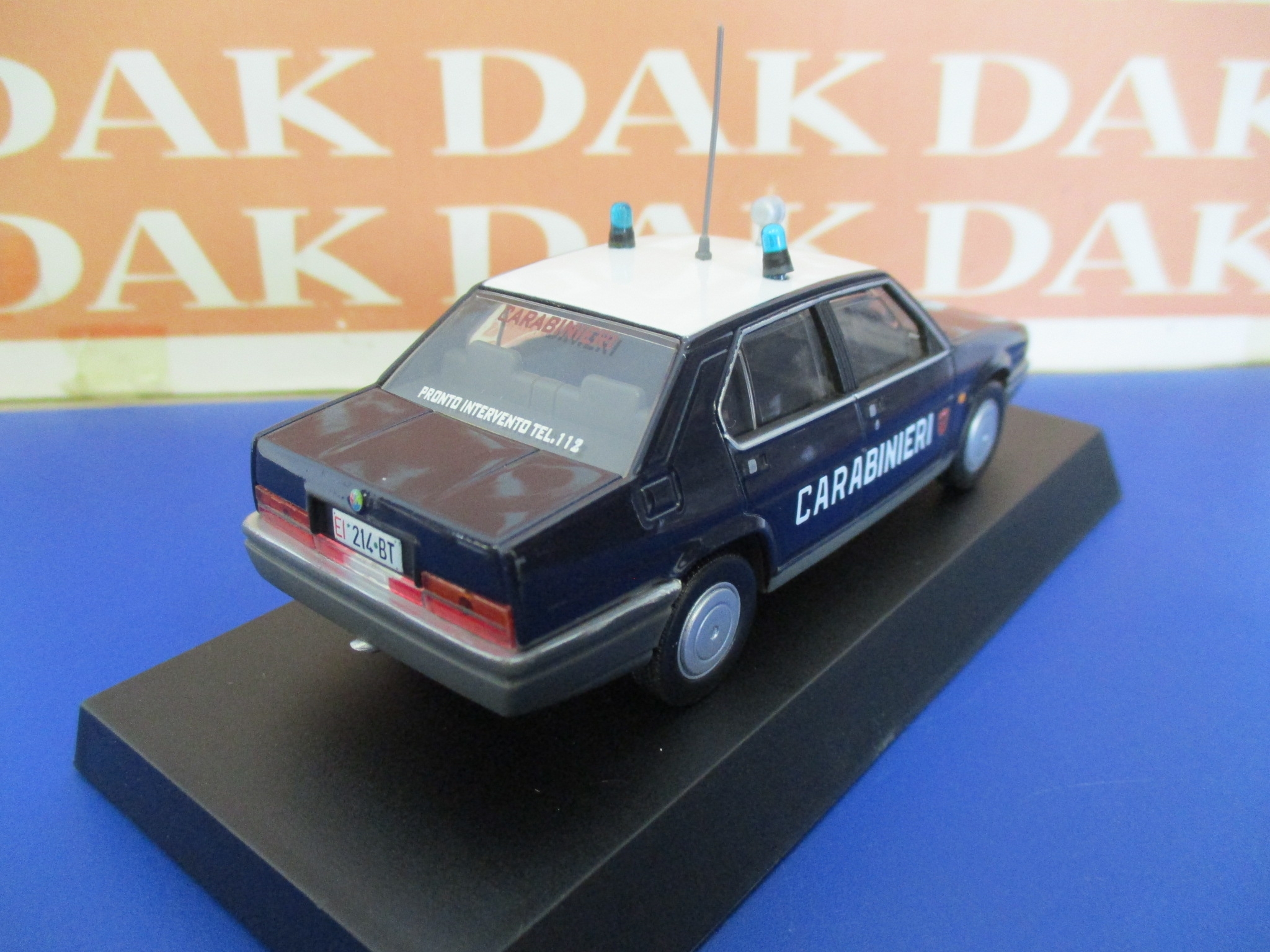 Die cast 1/43 Modellino Auto Carabinieri Alfa Romeo Alfa 90 Super 1986 ...