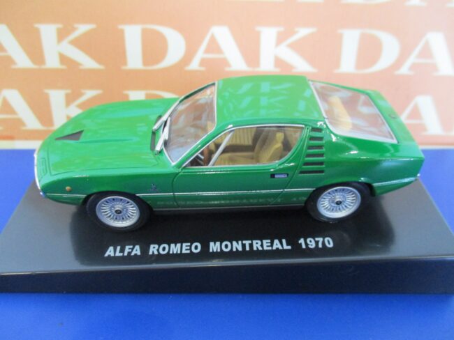 Die cast 1/43 Modellino Auto Alfa Romeo Montreal 1970 verde