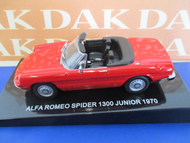 Die cast 1/43 Modellino Auto Alfa Romeo Spider 1300 Junior 1970 Duetto II Serie