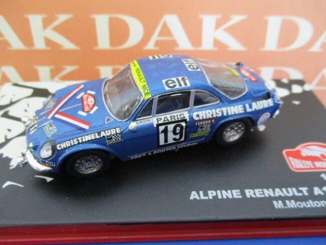 Die cast 1/43 Modellino Alpine Renault A110 1600 Rally Monte Carlo 1976 M.Mouton