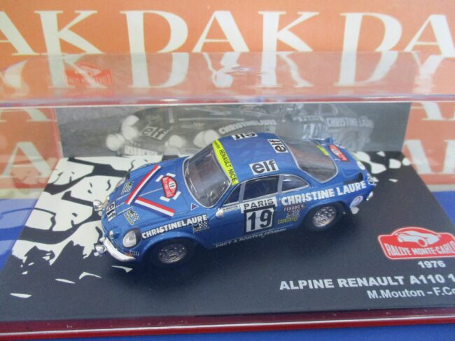 Die cast 1/43 Modellino Alpine Renault A110 1600 Rally Monte Carlo 1976 M.Mouton - immagine 4