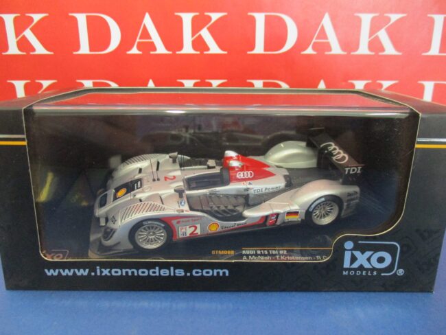 Die cast 1/43 Modellino Auto Audi R15 TDI Sebring 2009 R. Capello - immagine 4