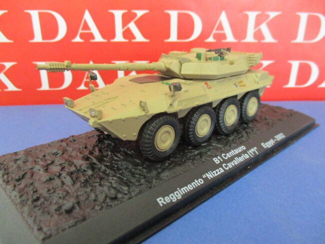 Die cast 1/72 Modellino Carro Tank B1 Centauro Reg. Nizza Cavalleria Egitto 2002