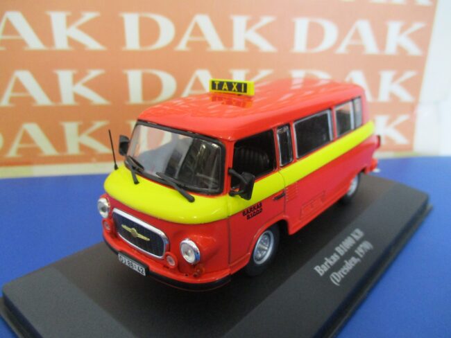 Die cast 1/43 Modellino Furgone Taxi Barkas B1000 KB Dresden 1970 East Germany