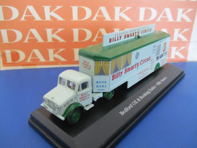 Die cast 1/76 Modellino Camion Bedford OX Booking Trailer Billy Smart's - immagine 2