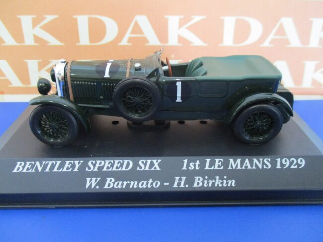 Die cast 1/43 Modellino Auto Bentley Speed Six 24H Le Mans 1929 W. Barnato - immagine 2