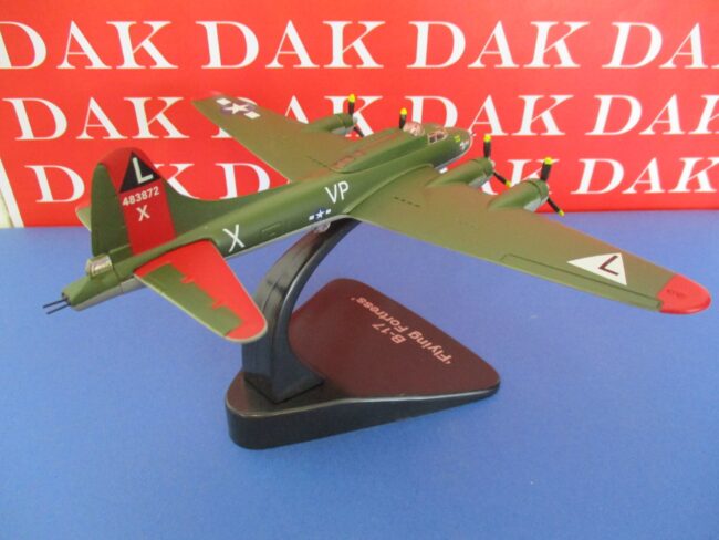 Die cast 1/144 Modellino Aereo Aircraft Boeing B-17G Flying Fortress Texas Raide - immagine 3