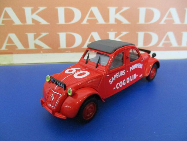 Die cast 1/43 Modellino Auto Citroen 2CV Bicefalo Pompieri Cogolin 1952 by Norev - immagine 3