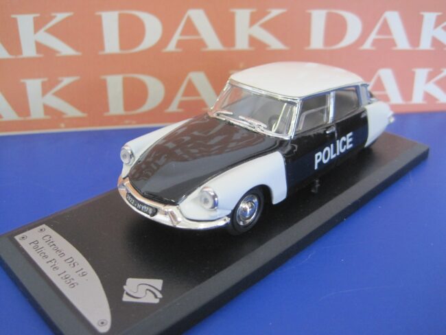 Die cast 1/43 Modellino Auto Polizia Citroen DS 19 Police by Solido - immagine 2