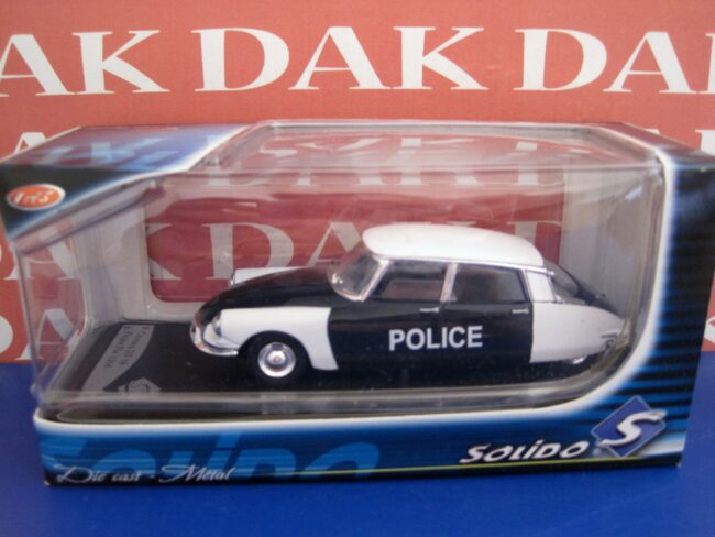 Die cast 1/43 Modellino Auto Polizia Citroen DS 19 Police by Solido - immagine 3