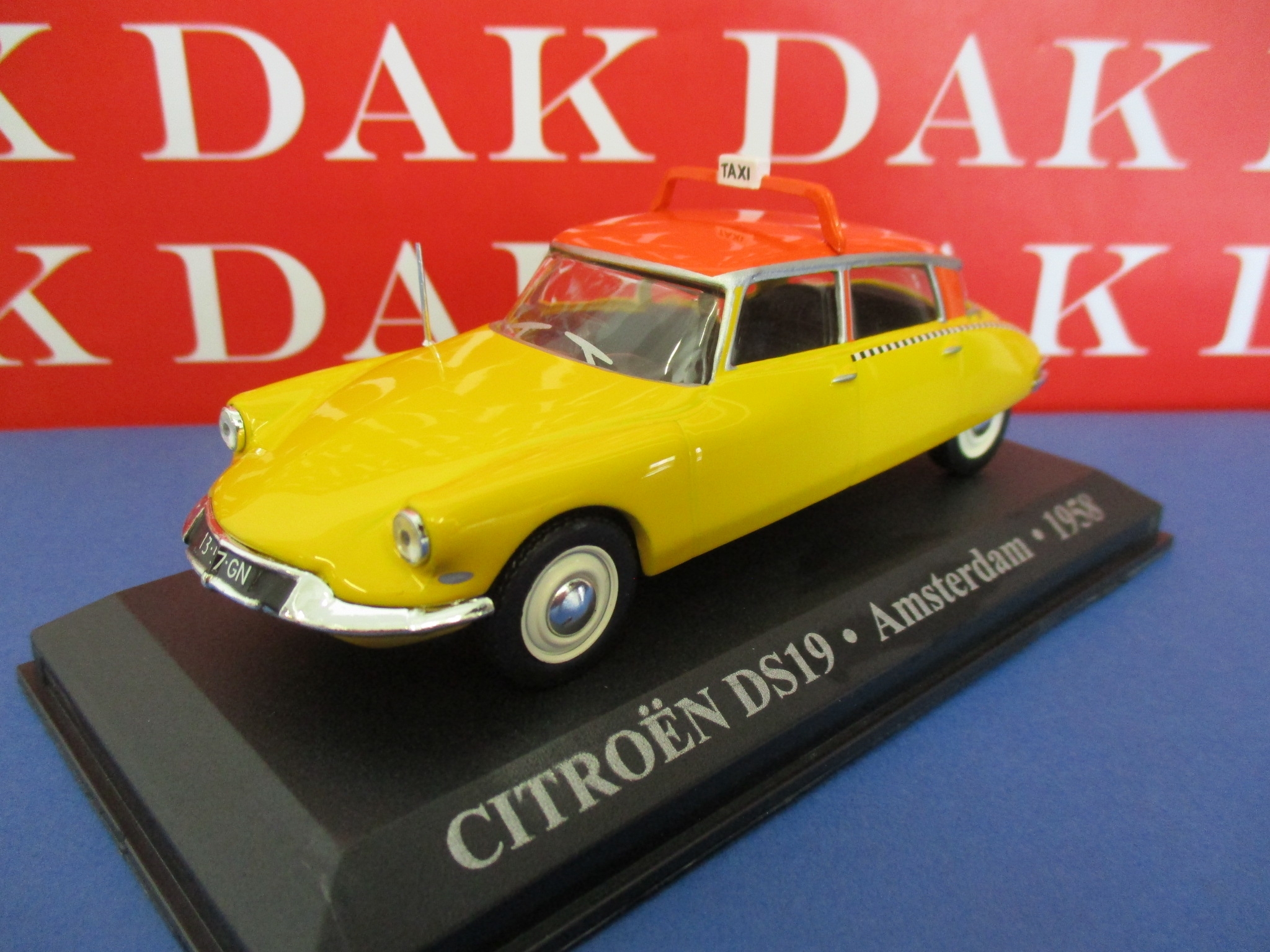 Die cast 1/43 Modellino Auto Taxi Citroen DS19 1958 - Amsterdam