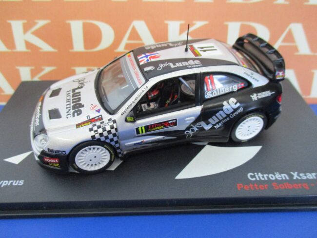 Die cast 1/43 Modellino Auto Citroen Xsara WRC Rally Cipro 2009 P. Solberg