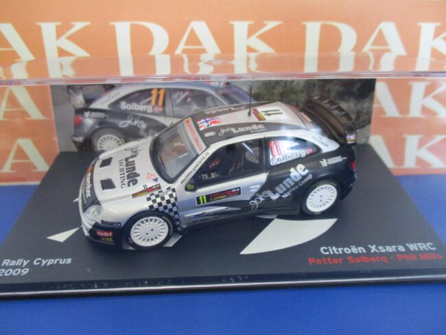 Die cast 1/43 Modellino Auto Citroen Xsara WRC Rally Cipro 2009 P. Solberg - immagine 4