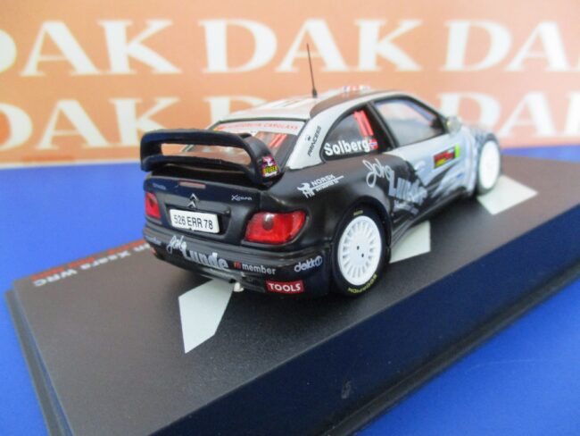 Die cast 1/43 Modellino Auto Citroen Xsara WRC Rally Cipro 2009 P. Solberg - immagine 3