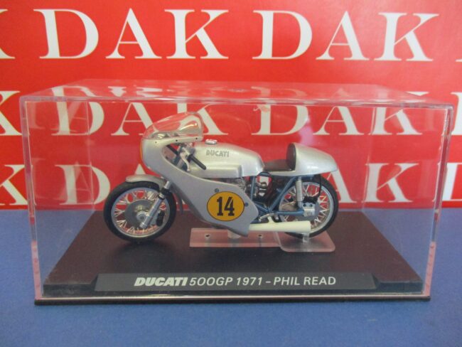 Die cast 1/24 Modellino Moto Ducati 500GP Phil Read 1971 - immagine 4