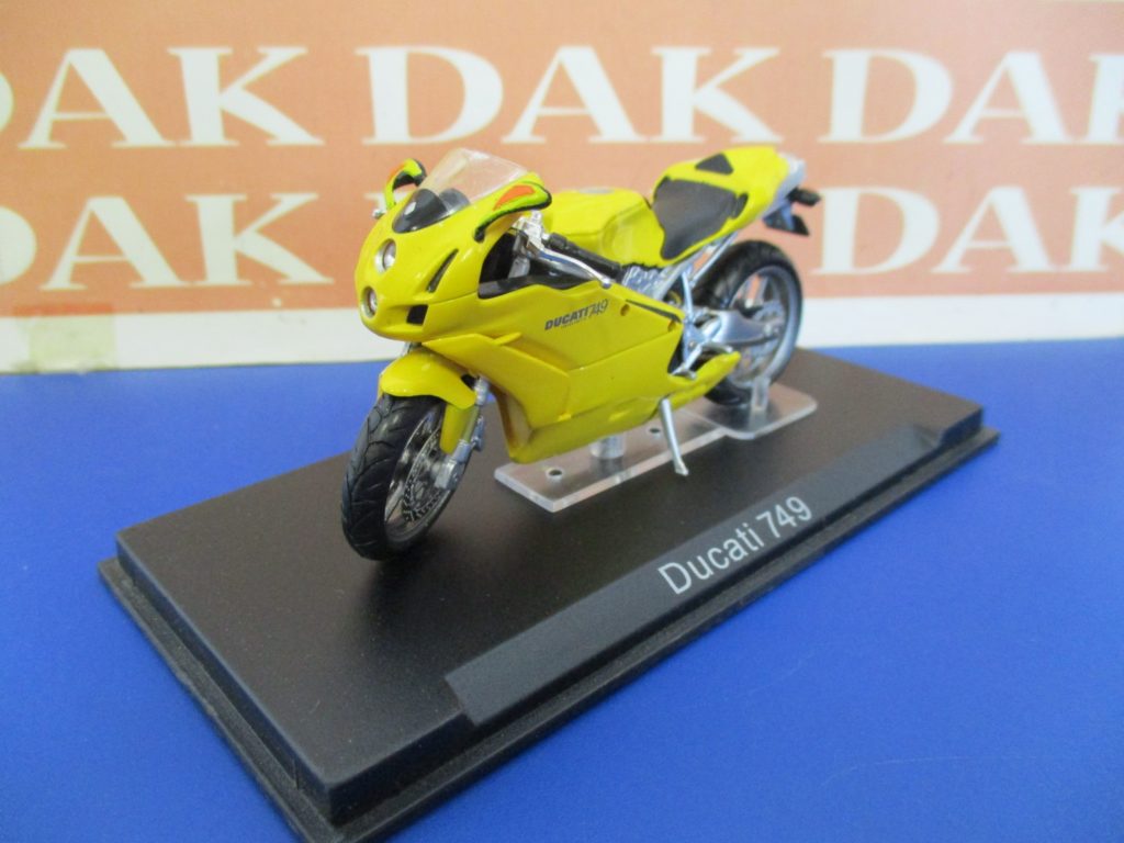 Die Cast 1 24 Modellino Moto Ducati 749 Dak Mantova Sas