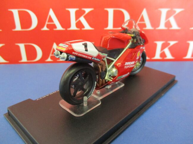 Die cast 1/24 Modellino Moto Ducati 996 Superbike 1999 Carl Fogarty - immagine 3