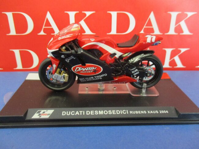 Die cast 1/24 Modellino Moto Ducati Desmosedici Rubens Xaus 2004 - immagine 2