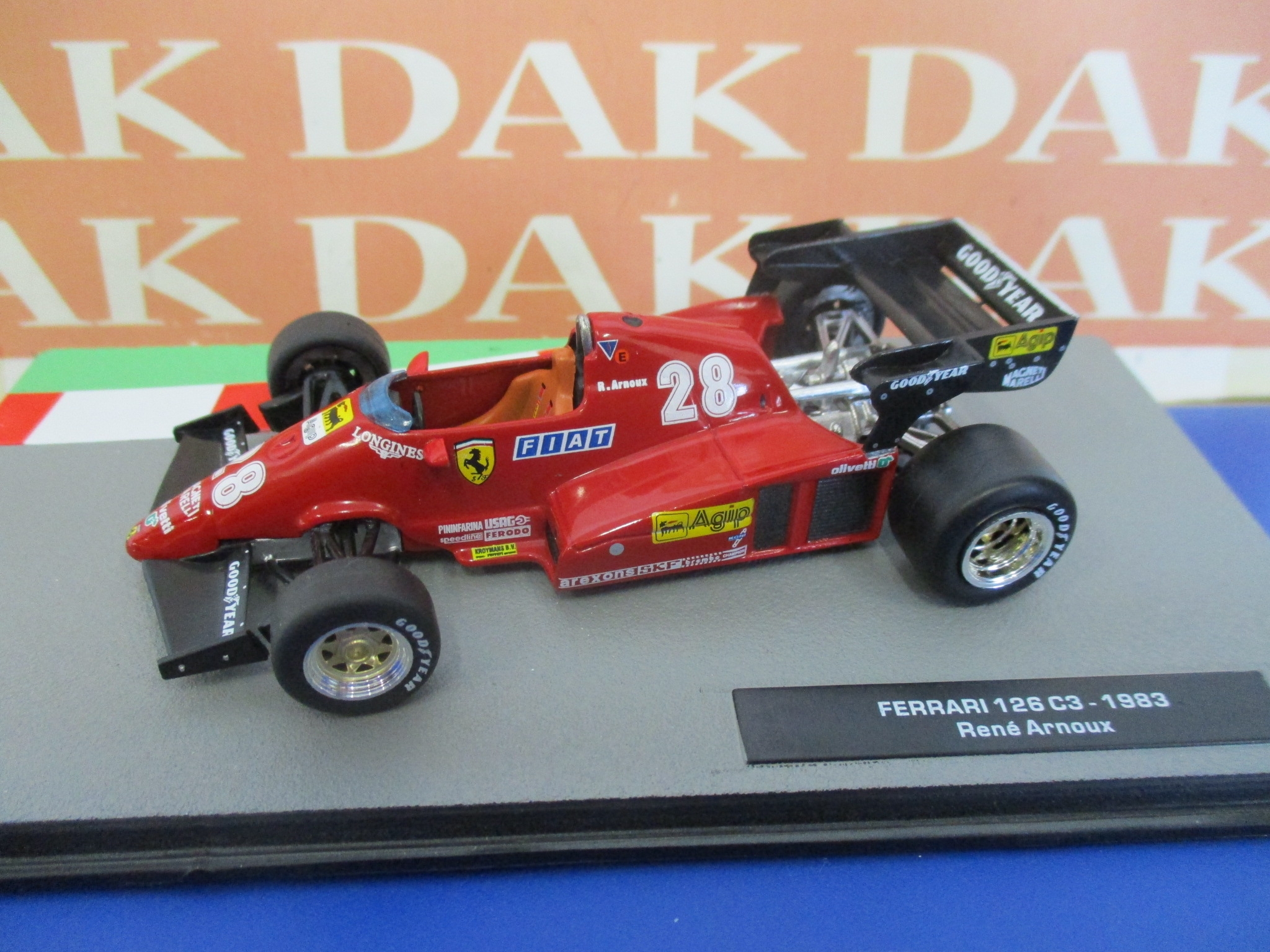 Speelgoed En Spellen Die Cast 1 43 Modellino Auto F1 Ferrari 126 C3 19 R Arnoux Formule 1