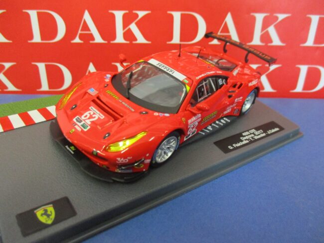 Die cast 1/43 Modellino Auto Ferrari 488 GTE Daytona 2017 G. Fisichella