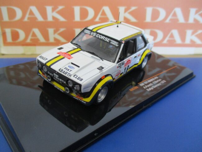 Die cast 1/43 Modellino Auto Fiat 131 Abarth Rally Sanremo 1978 A.Pasetti by Ixo