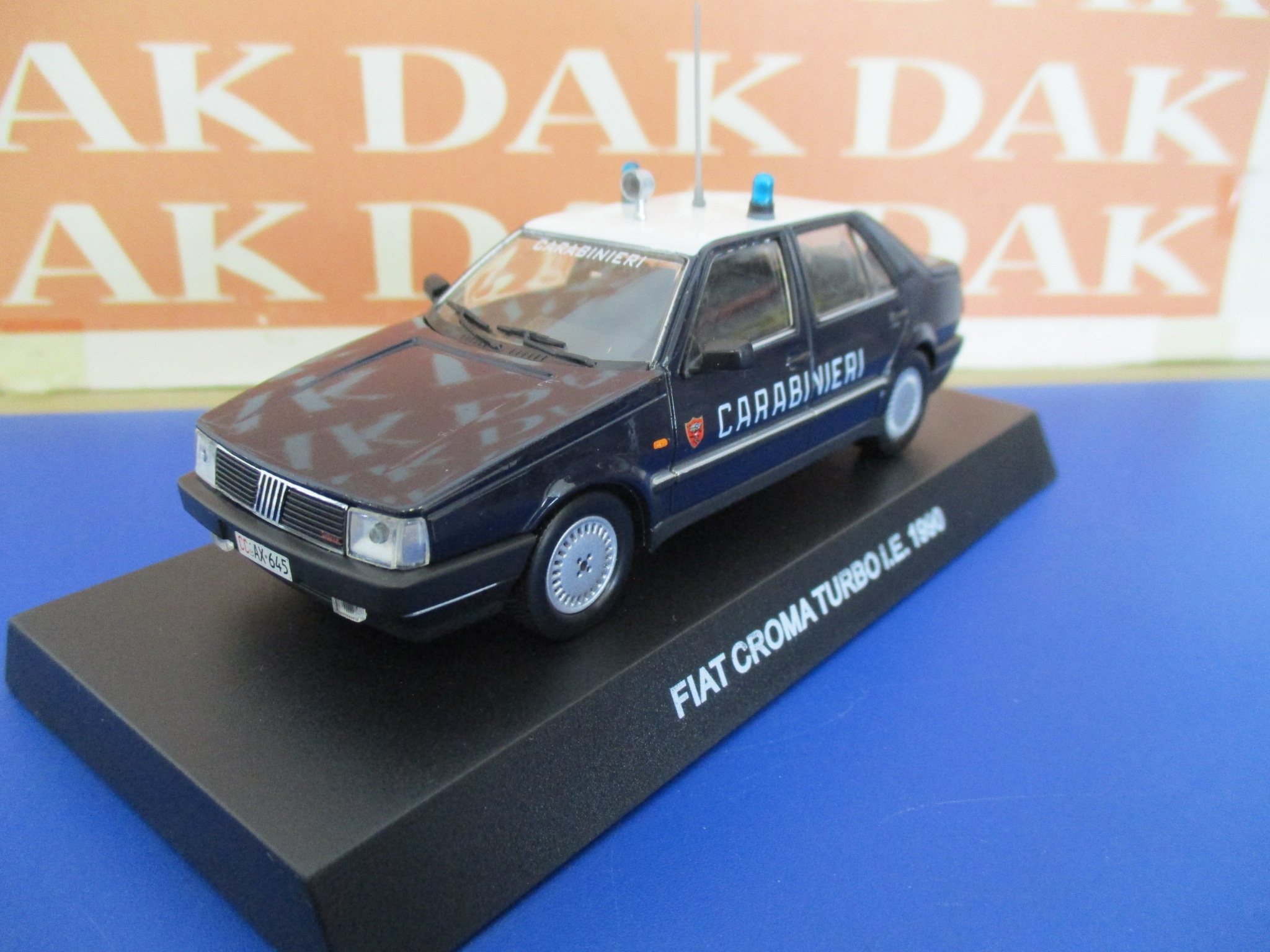 Die cast 1/43 Modellino Auto Carabinieri Fiat Croma Turbo I.E. 1990 ...