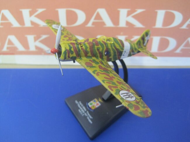 Die cast 1/100 Modellino Aereo Aircraft Fiat G.50 Bis Freccia 162a Squadriglia