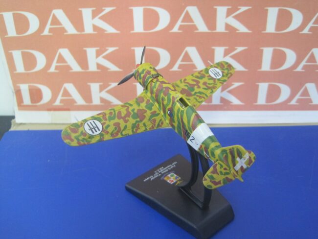 Die cast 1/100 Modellino Aereo Aircraft Fiat G.50 Bis Freccia 162a Squadriglia - immagine 3