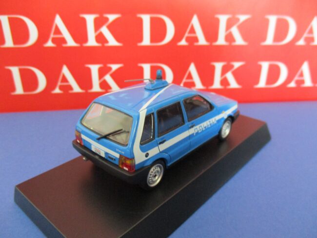 Die cast 1/43 Modellino Auto Polizia Police Fiat Uno 1987 - immagine 3