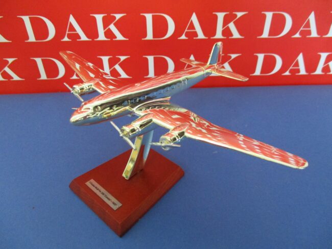 Die cast 1/200 Modellino Aereo Cromato Aircraft Silver Plated Focke Wulf FW 200