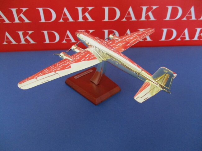 Die cast 1/200 Modellino Aereo Cromato Aircraft Silver Plated Focke Wulf FW 200 - immagine 3