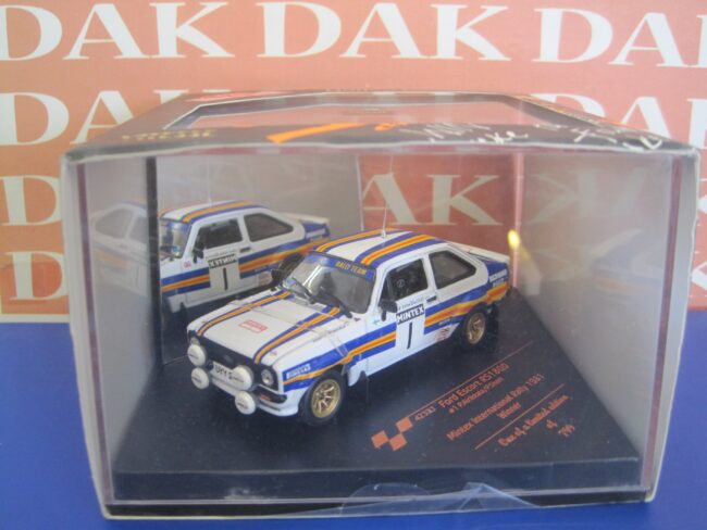 Die cast 1/43 Modellino Auto Ford Escort RS 1800 Mintex Rally 1981 P.Airikkala - immagine 3