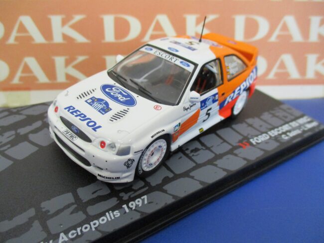 Die cast 1/43 Modellino Auto Ford Escort RS WRC Rally Acropolis 1997 C. Sainz