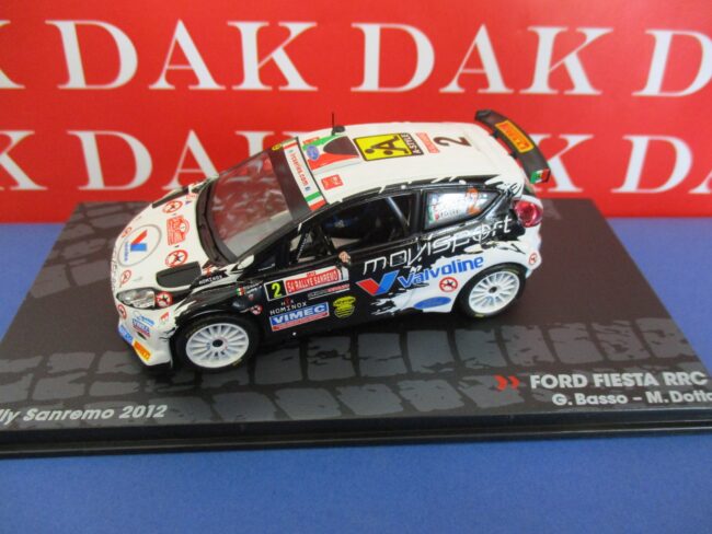 Die cast 1/43 Modellino Auto Ford Fiesta RRC Rally Sanremo 2012 G. Basso - immagine 2