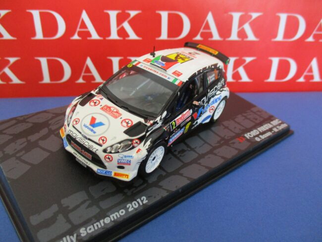 Die cast 1/43 Modellino Auto Ford Fiesta RRC Rally Sanremo 2012 G. Basso