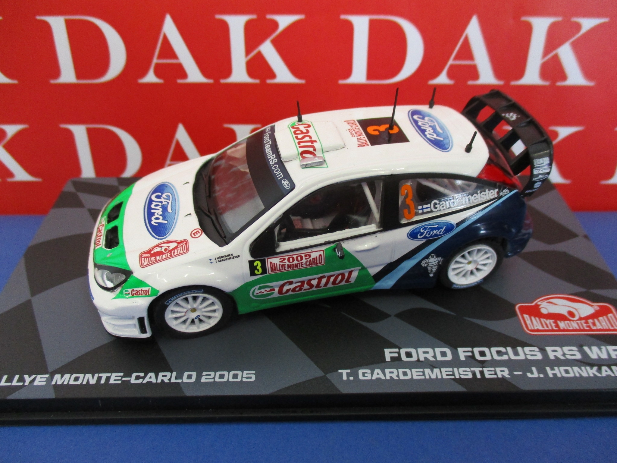 超話題新作 FORD ENGLAND FOCUS RS WRC N RALLY MONTECARLO 2005 GARDEMEIST 車  FONDOBLAKA