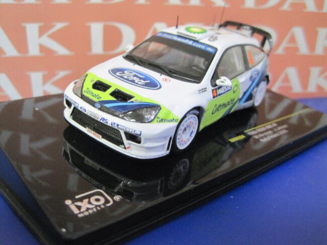 Die cast 1/43 Modellino Auto Ford Focus WRC Rally Finland 2005 M.Hirvonen by Ixo - immagine 2