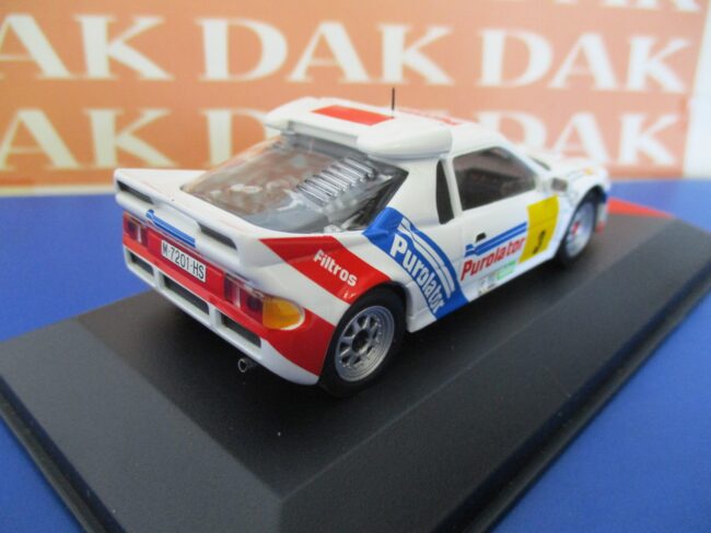 Die cast 1/43 Modellino Auto Ford RS 200 Rally Madrid 1987 C. Sainz - immagine 3