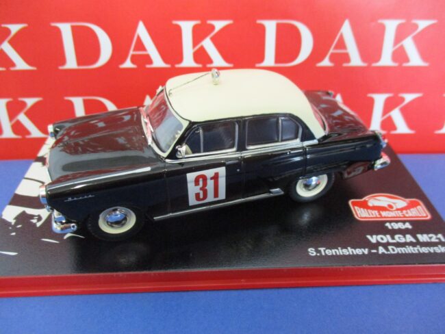 Die cast 1/43 Modellino Auto Gaz M-21 Volga Rally Monte Carlo 1964 - immagine 2