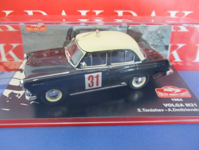 Die cast 1/43 Modellino Auto Gaz M-21 Volga Rally Monte Carlo 1964 - immagine 4