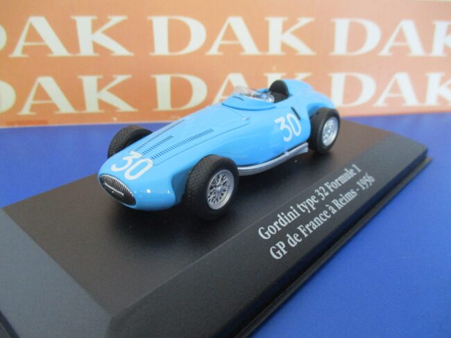 Die cast 1/43 Modellino Auto F1 Renault Gordini Typ 32 GP France 1956 R. Manzon