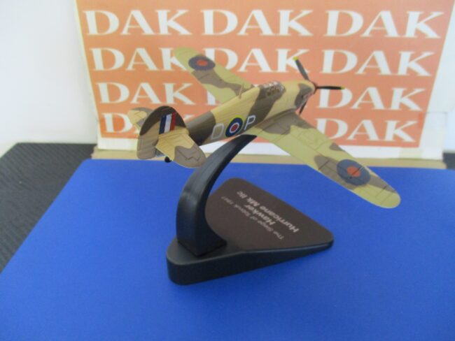 Die cast 1/72 Modellino Aereo Aircraft Hawker Hurricane MK.IIc Tobruk 1941 Atlas - immagine 3