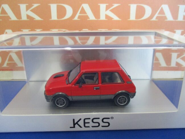 1/43 Modellino Auto Innocenti Mini De Tomaso Turbo MKII 1983 Red by Kess - immagine 4